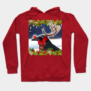 CHRISTMAS RAVEN RUDOLPH FUN!;) Hoodie